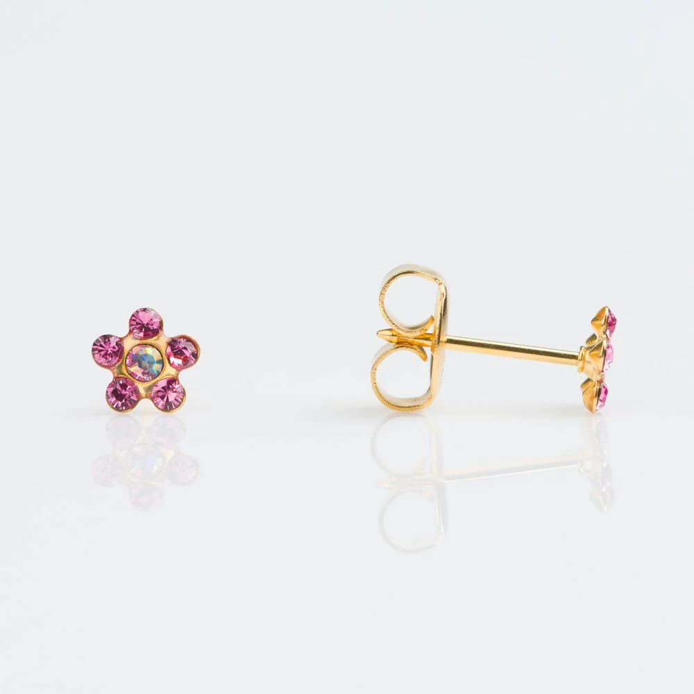 GOLD 6 STONE DAISY ROSE – AB CRYSTAL